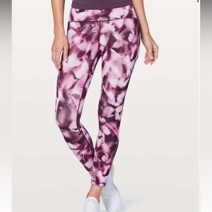 Lululemon Train Times 7/8 Pant *25"- Blush Blossom/Candy Pink -Size 10